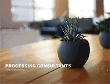 Tablet Screenshot of processingconsultants.com